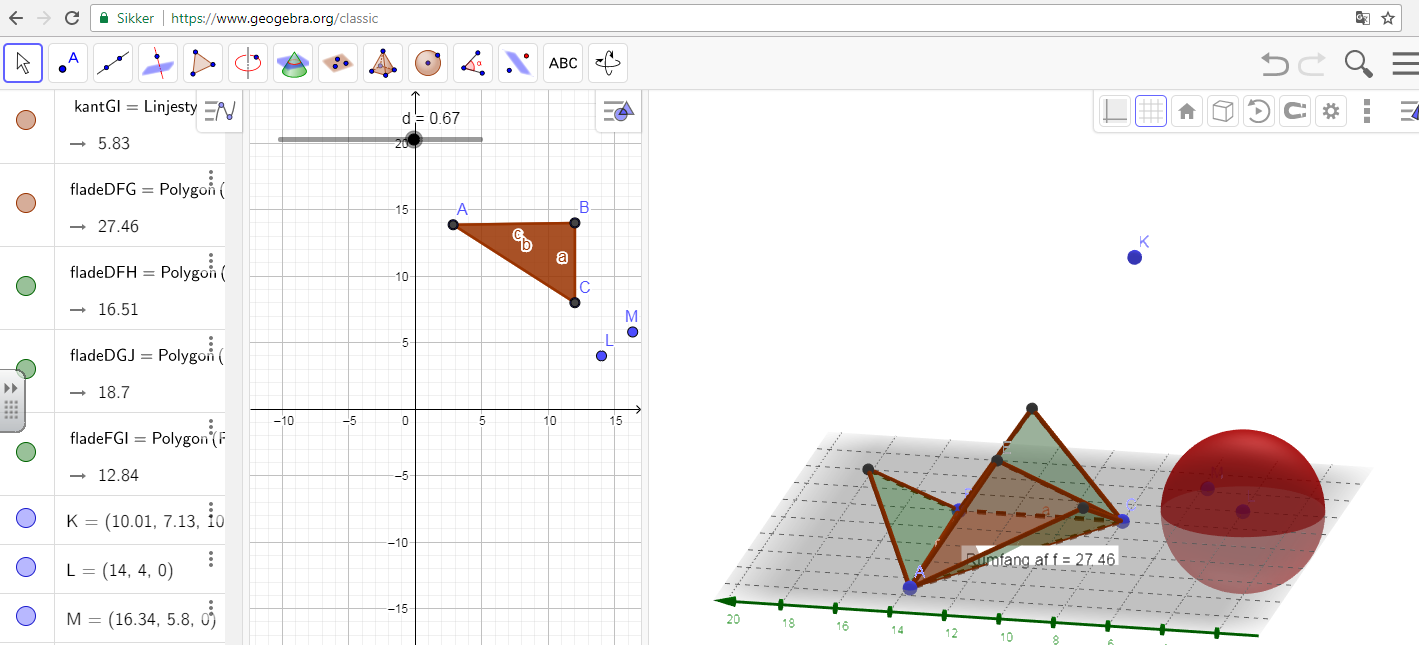 Opstartsøvelser Til 3D I Geogebra | Ggbkursus.dk